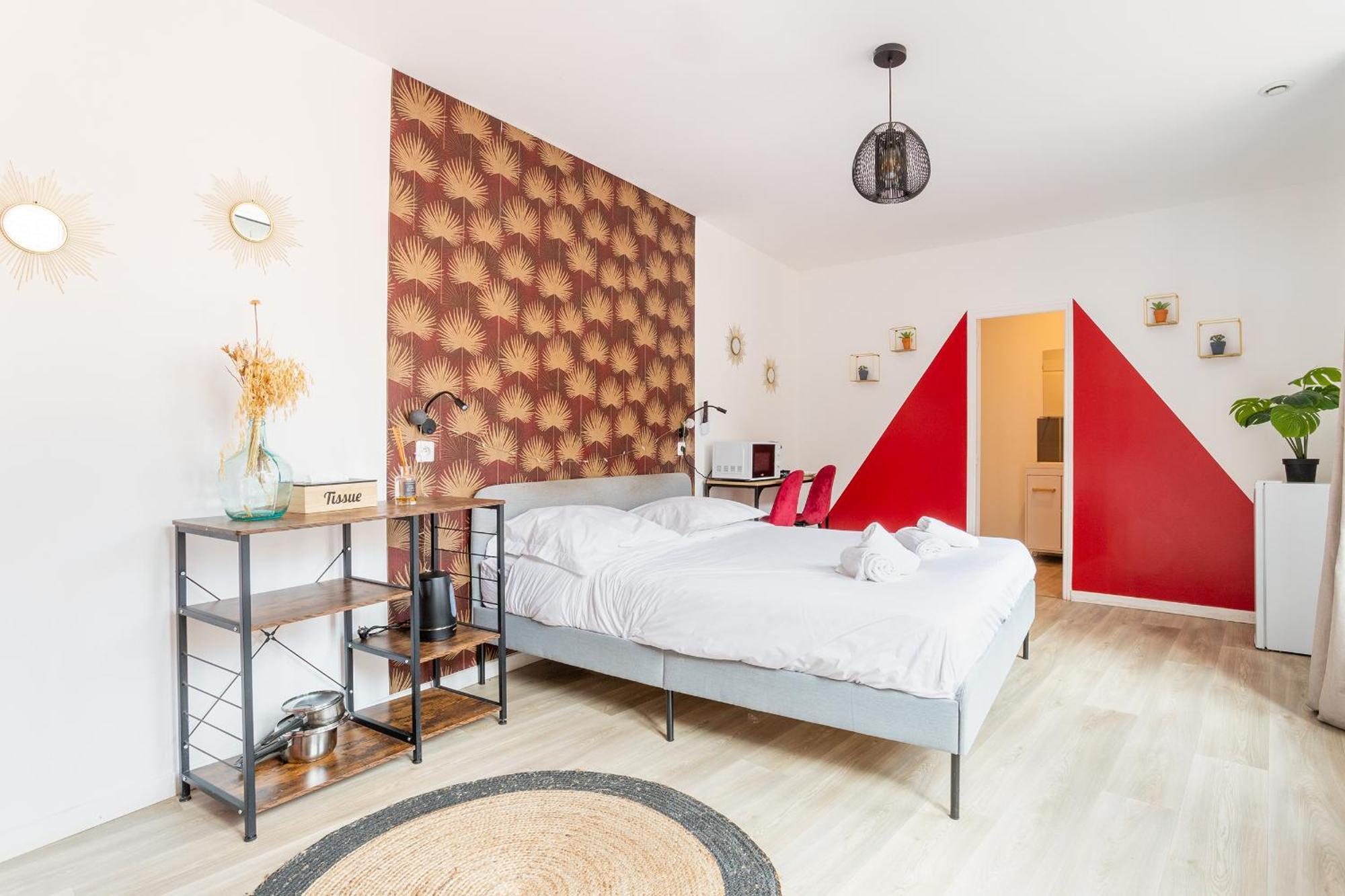 S&K Suite Grande Rue Roubaix - Chambre Spacieuse Et Sdb Privee - Netflix Et Cuisine Kültér fotó